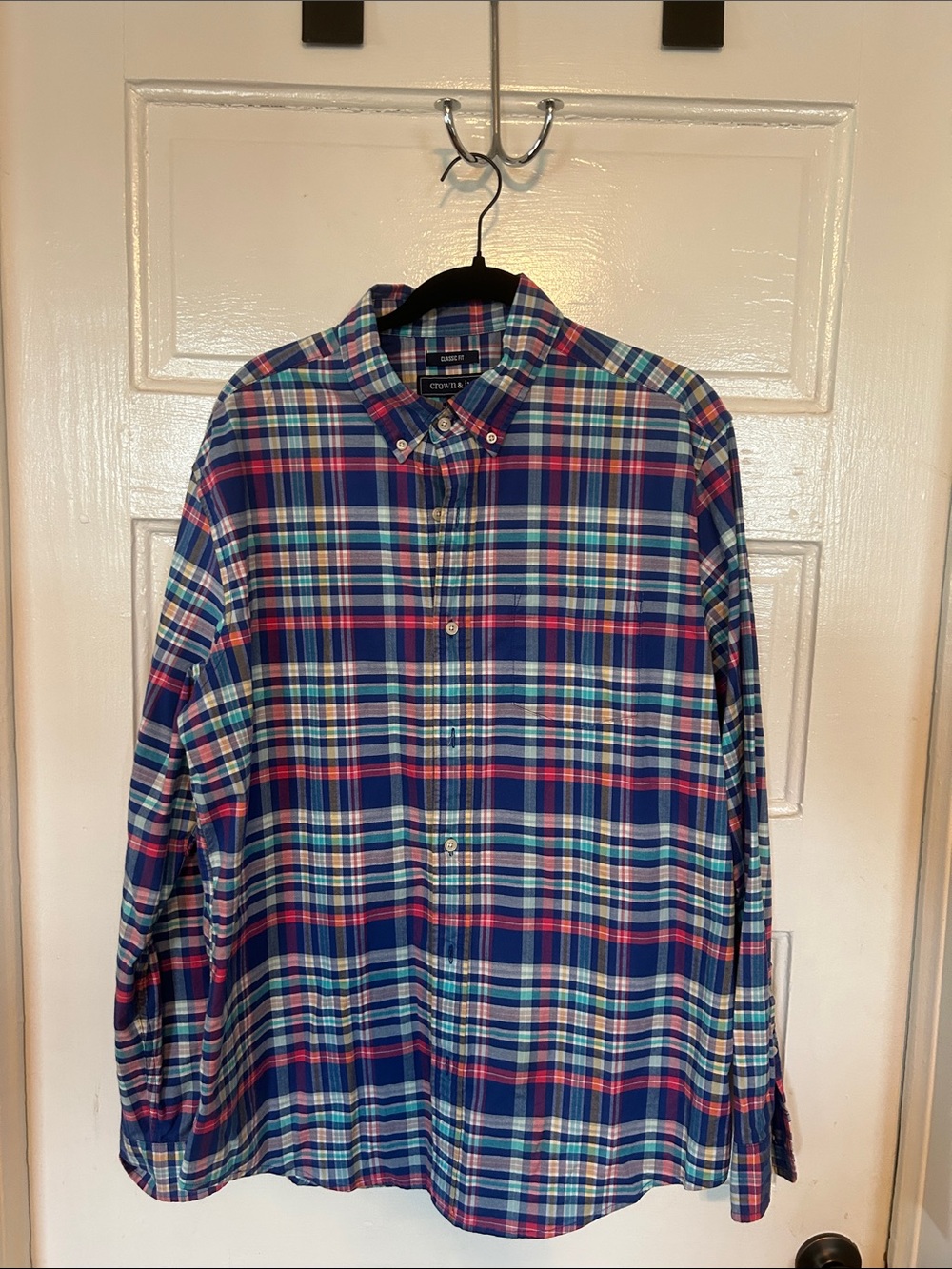 croft & barrow Multicolor Plaid Button-Up Shirt
